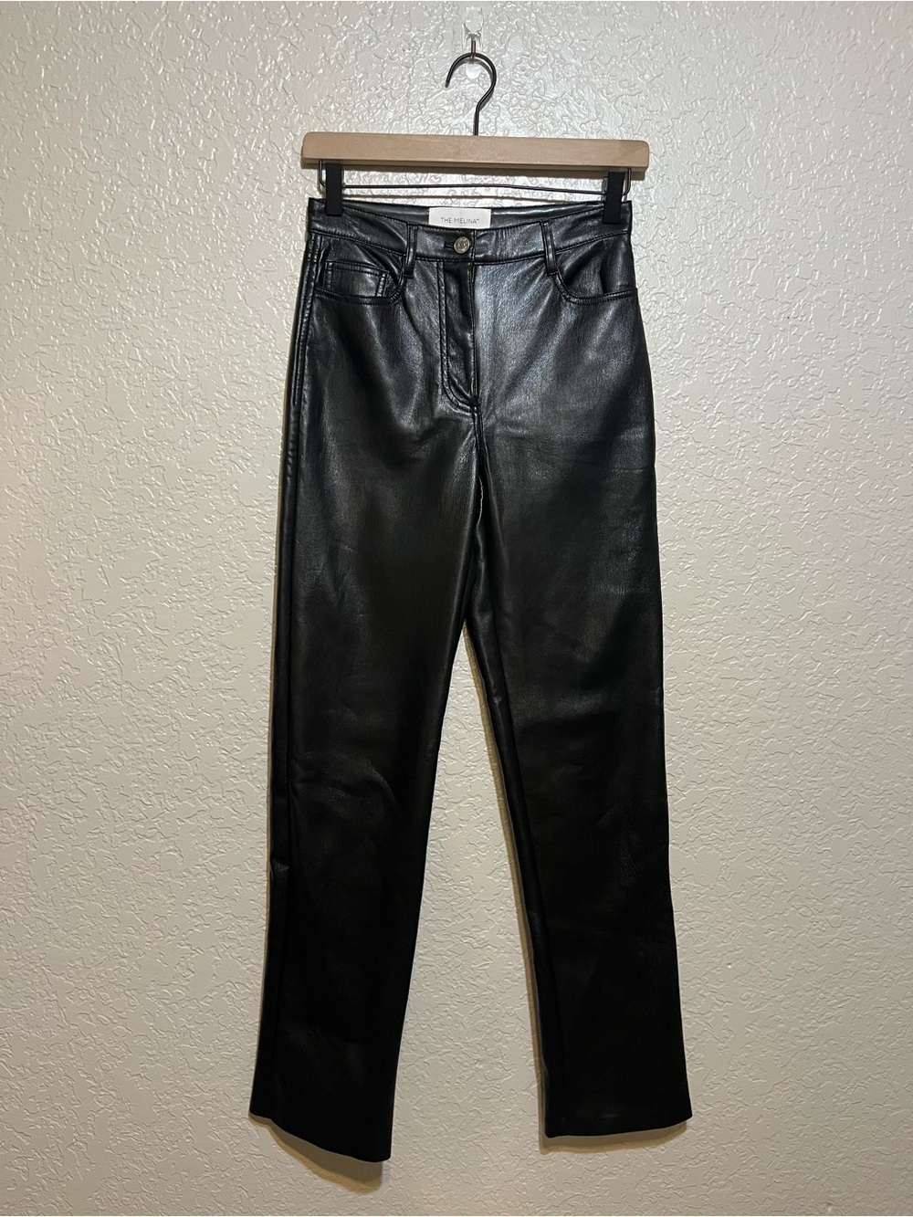 Aritzia Wilfred Melina Vegan Leather Pants Size 0 - Picture 2 of 9